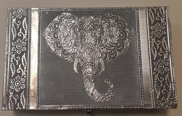 Pressed Tin Box - Elephant