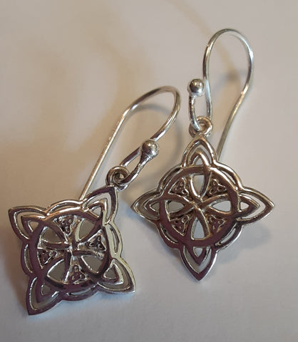 Sterling Silver Earrings - Celtic Knots