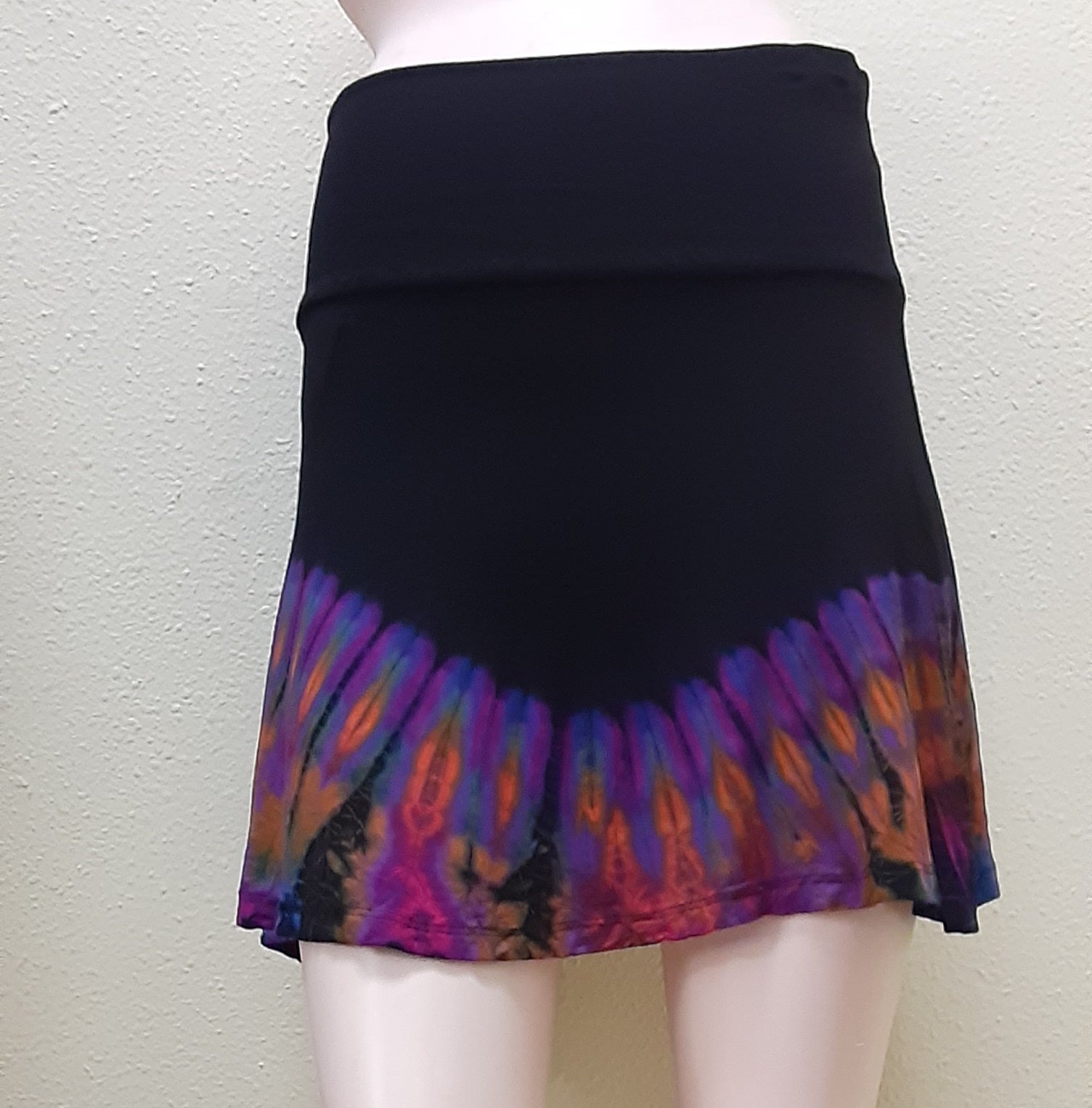 Black and Tie-Dye Mini Skirts -  4 different color combos!