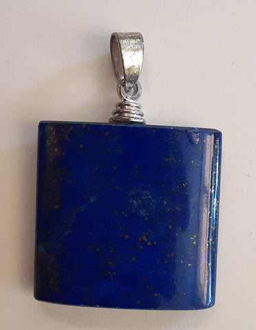 Lapis Pendant from Afghanistan - Square