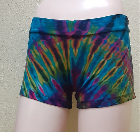 Booty Shorts ~ Tie-Dye ~ Turquoise