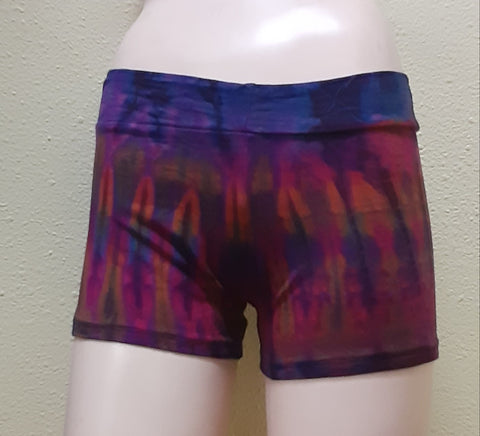 Booty Shorts - Tie-dye - Purple