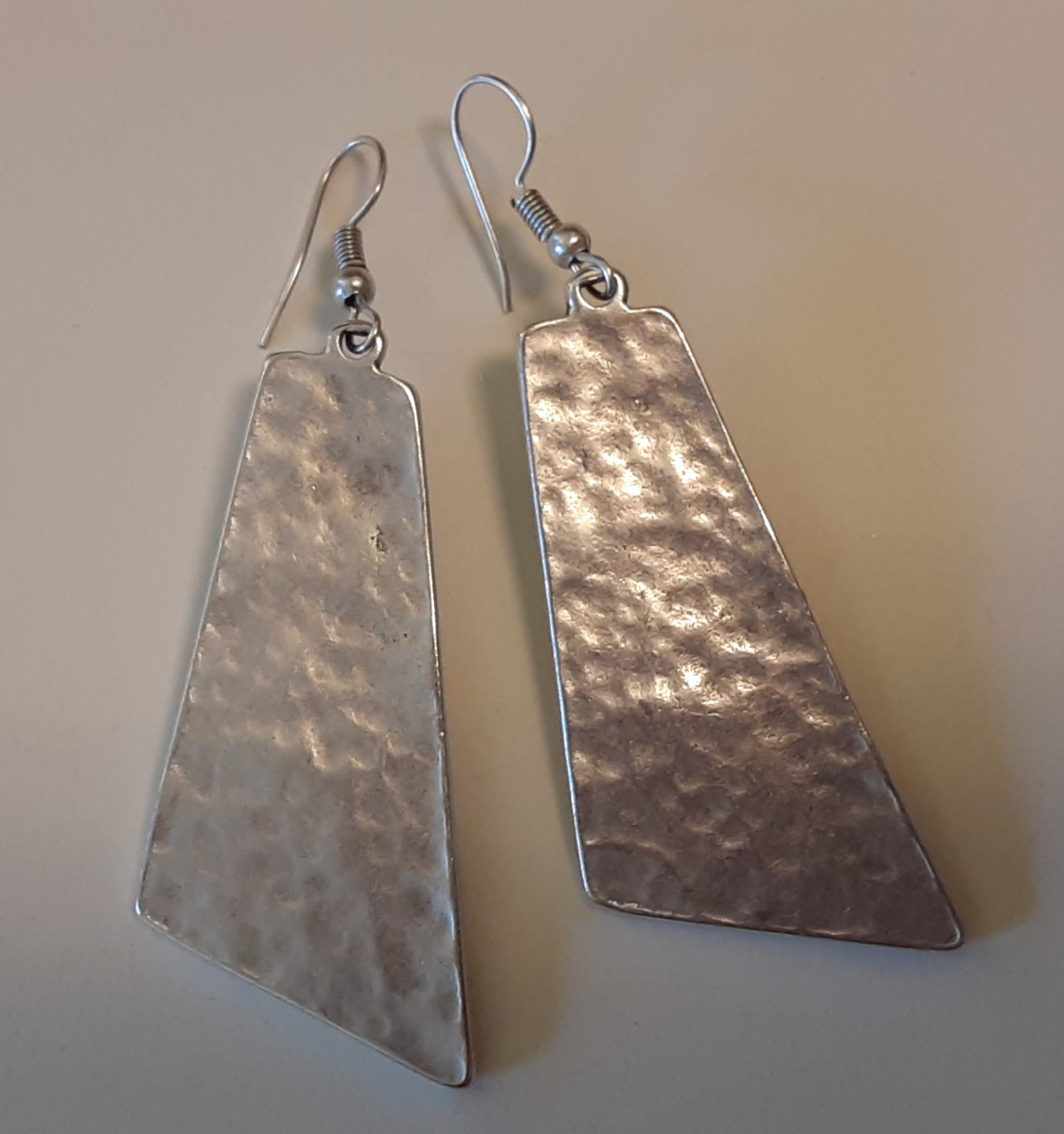 Turkish Earrings - Hammered Trapezoids