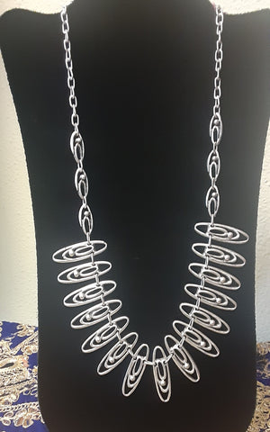 Turkish Necklace - Mod Oval Spirals