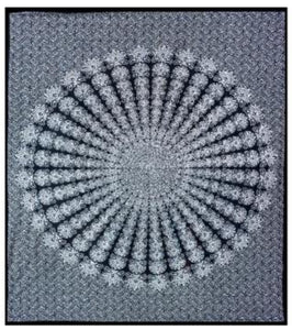 Tapestry ~ Queen/Double ~ Black & White Mandala